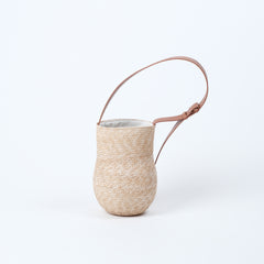 New Gourd-Shaped Straw Shoulder Bag Hand-Woven Wheat Straw Purse for Daily Styling & Relaxed Outings