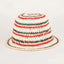 Kids Paper Straw Bunny Sun Hat Wide Brim Summer Beach Hat, Breathable Sun Protection for Children