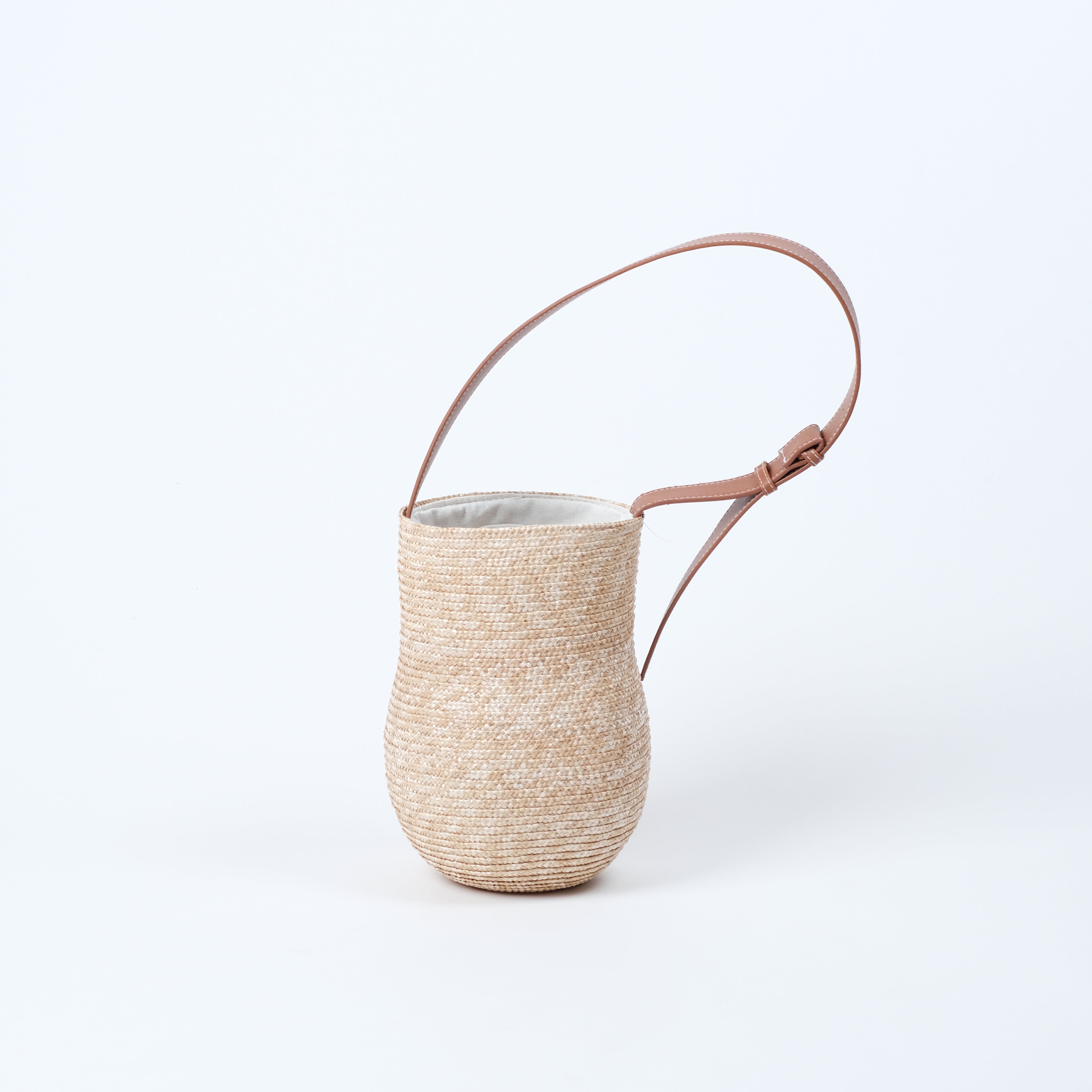 New Gourd-Shaped Straw Shoulder Bag  Hand-Woven Wheat Straw Purse for Daily Styling & Relaxed Outings