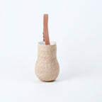 New Gourd-Shaped Straw Shoulder Bag  Hand-Woven Wheat Straw Purse for Daily Styling & Relaxed Outings
