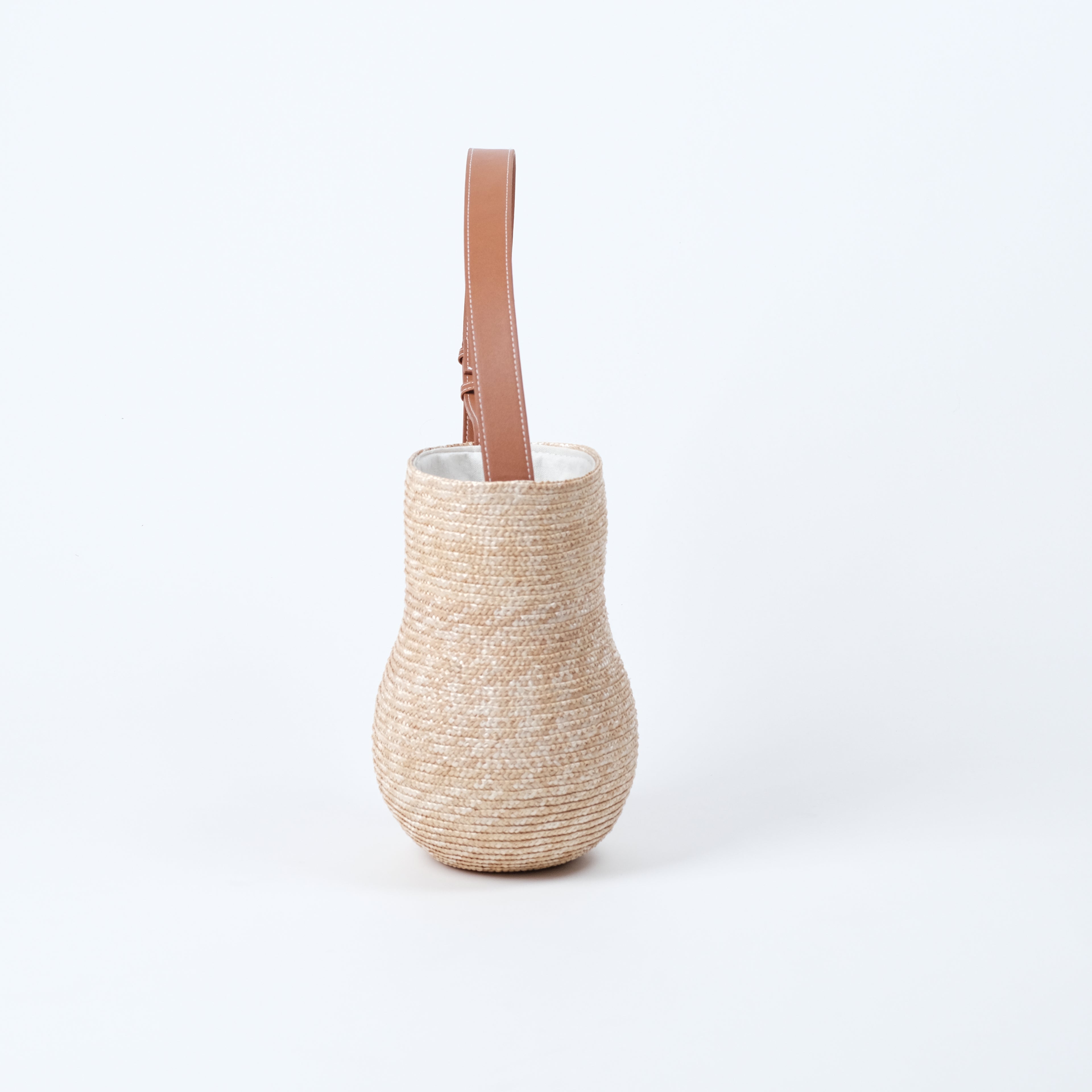 New Gourd-Shaped Straw Shoulder Bag  Hand-Woven Wheat Straw Purse for Daily Styling & Relaxed Outings