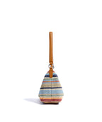 Rainbow Leather & Straw Shoulder Bag  Small and Large Woven Hobo with Zipper, PP Straw and Split Cowhide Crossbody