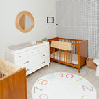 Handwoven Water Hyacinth Storage Basket  Natural Organizer for Bathroom, Vanity, Bedroom & Nursery