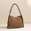 French-Style Woven Paper Shoulder Bag  Minimalist Solid Color Medium Tote for Spring Travel & Daily Outfits